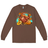 Chestnut Turkey pumpkins Long Sleeve Tee - NancyCooperArtShop