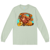 Matcha Turkey pumpkins Long Sleeve Tee - NancyCooperArtShop