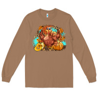 Toasted Coconut Turkey pumpkins Long Sleeve Tee - NancyCooperArtShop