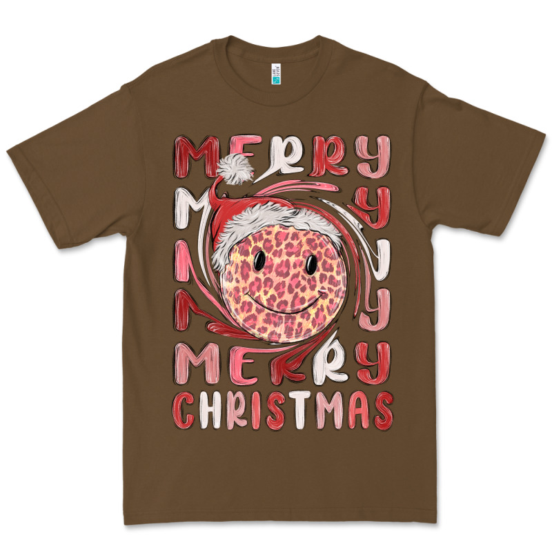Merry Christmas Smiling Face Premium Tee by MaliasSmallBusiness | Teevron