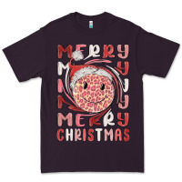Plum merry christmas smiling face Premium Tee - MaliasSmallBusiness