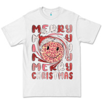 White merry christmas smiling face Premium Tee - MaliasSmallBusiness