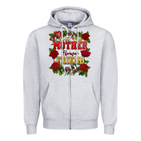 Heather Grey First my mother forever my friend Mother's Day Zipper Hoodie - FaDigitalArtStudio