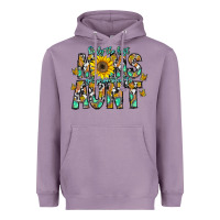 Lavender only the best moms get promoted to aunt Heavyweight Hoodie - CowhideDigitalArt