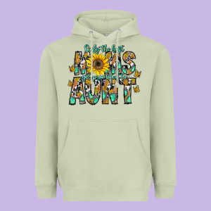 Only The Best Moms Get Promoted To Aunt Heavyweight Hoodie Designed By Cowhidedigitalart