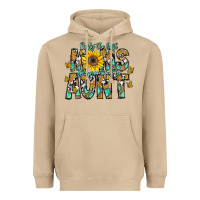 Mushroom only the best moms get promoted to aunt Heavyweight Hoodie - CowhideDigitalArt