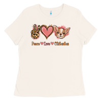 Bone Peace Love Chihuahua Ladies Tee - Jasminsmagicworld