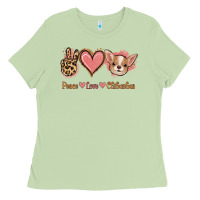 Matcha Peace Love Chihuahua Ladies Tee - Jasminsmagicworld