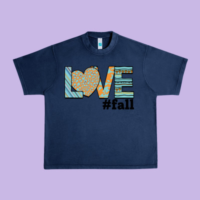 Love Fall Urban Heavy Tee Designed By Bettercallsaul