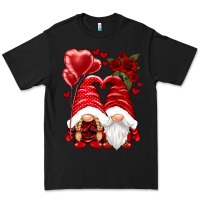 Black valentines day gnomies Premium Tee - NancyCooperArtShop