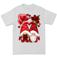 Dove Grey valentines day gnomies Premium Tee - NancyCooperArtShop