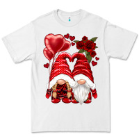 White valentines day gnomies Premium Tee - NancyCooperArtShop