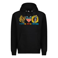 Black Fatih love freedom Premium Hoodie - FaDigitalArtStudio