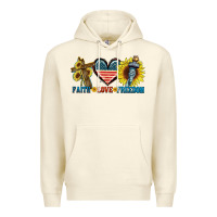 Sandshell Fatih love freedom Premium Hoodie - FaDigitalArtStudio