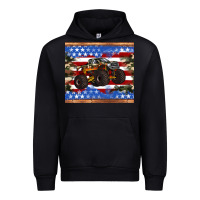 Black monster truck american flag tumbler Urban Hoodie - Artiststas