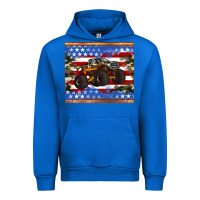 Cobalt monster truck american flag tumbler Urban Hoodie - Artiststas