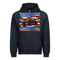 Navy monster truck american flag tumbler Urban Hoodie - Artiststas