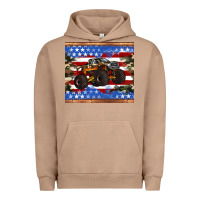 Pigment Burro monster truck american flag tumbler Urban Hoodie - Artiststas