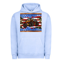 Pigment Grape Ice monster truck american flag tumbler Urban Hoodie - Artiststas