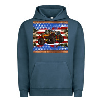Monster Truck American Flag Tumbler Urban Hoodie | Teevron