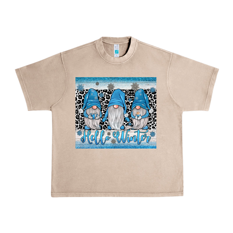 Hello Winter Gnome Urban Heavy Tee by JahusDesignShop | Teevron