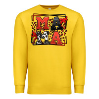 Lemon Wrestling mama red and black Premium Sweatshirt - LillyAllenDesigns