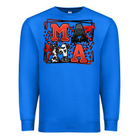 True Royal Wrestling mama red and black Premium Sweatshirt - LillyAllenDesigns