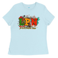 Baby Blue lpn licensed practical nurse juneteenth Ladies Tee - NancyCooperArtShop