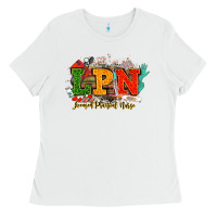 White lpn licensed practical nurse juneteenth Ladies Tee - NancyCooperArtShop