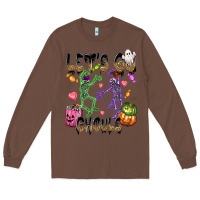 Chestnut Let's go ghouls Long Sleeve Tee - NancyCooperArtShop