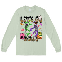 Matcha Let's go ghouls Long Sleeve Tee - NancyCooperArtShop