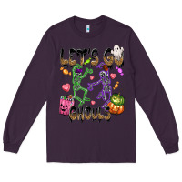 Plum Let's go ghouls Long Sleeve Tee - NancyCooperArtShop