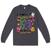 Smoke Let's go ghouls Long Sleeve Tee - NancyCooperArtShop