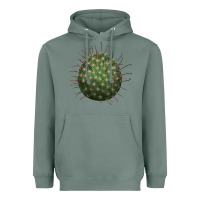 Sage Arizona Fishhook Cactus Heavyweight Hoodie - LillyAllenDesigns