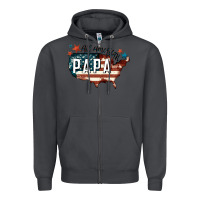 Smoke all american papa Zipper Hoodie - FaDigitalArtStudio