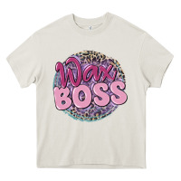 Cream wax boss Heavy Core Tee - MaliasSmallBusiness