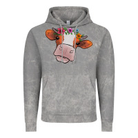 Cloud Rock cow with flowers Vintage Hoodie - Bettercallsaul