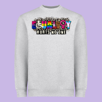 Pride Equality Hurts No One Heavyweight Sweatshirt Designed By Cowgirlartshop