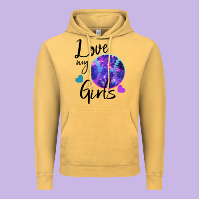 I Love My Softball Girl Vintage Hoodie Designed By Bettercallsaul