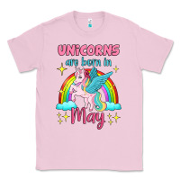 Bubblegum Pink unicorns are born in may Classic Tee - Jasminsmagicworld