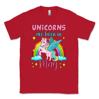 Red unicorns are born in may Classic Tee - Jasminsmagicworld
