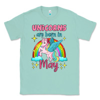 Seafoam unicorns are born in may Classic Tee - Jasminsmagicworld
