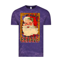 Cloud Purple Behave Santa Vintage Tee - Bettercallsaul
