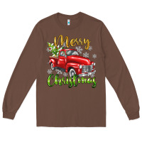 Chestnut Merry Christmas truck Long Sleeve Tee - texasbilliewilder