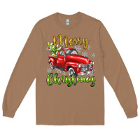 Toasted Coconut Merry Christmas truck Long Sleeve Tee - texasbilliewilder