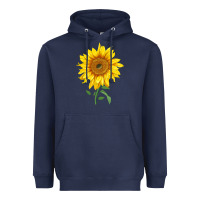 Navy Bambino Sunflower Heavyweight Hoodie - LillyAllenDesigns