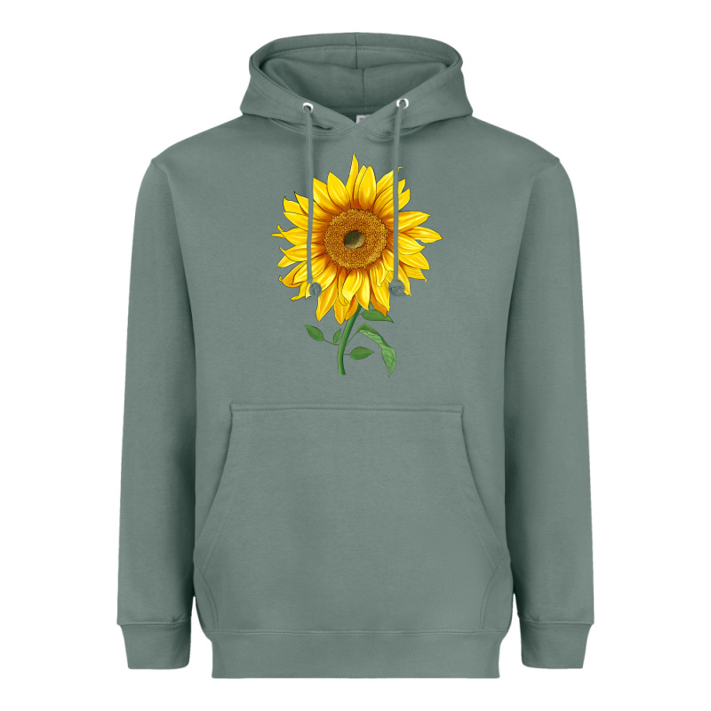 Bambino Sunflower Heavyweight Hoodie by LillyAllenDesigns | Teevron