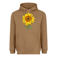 Toasted Coconut Bambino Sunflower Heavyweight Hoodie - LillyAllenDesigns