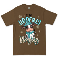 Cacao i'm udderly freezing baby cow Premium Tee - MaliasSmallBusiness