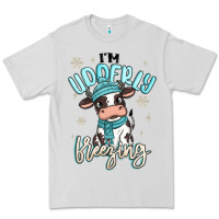 Dove Grey i'm udderly freezing baby cow Premium Tee - MaliasSmallBusiness